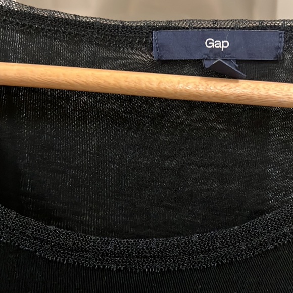 Gap 1/4 length sleeve top in Black XS - Picture 2 of 8